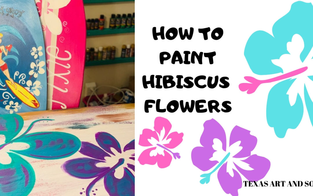 How to Paint Hibiscus Flowers