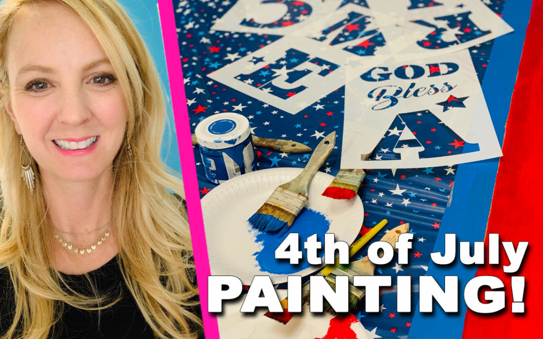 Let’s Paint! 4th of July Sign!