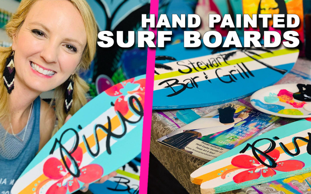 Video: Easy Way to Paint Decorative Surfboards!