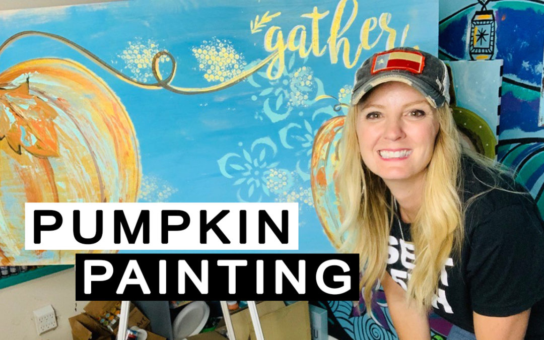 GIANT Pumpkin Painting!!!