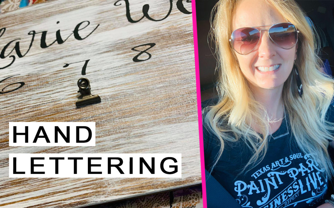 How to make your painted letters POP!