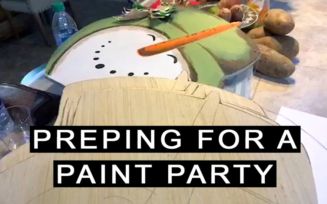 How I’m preparing for my next Paint Party event