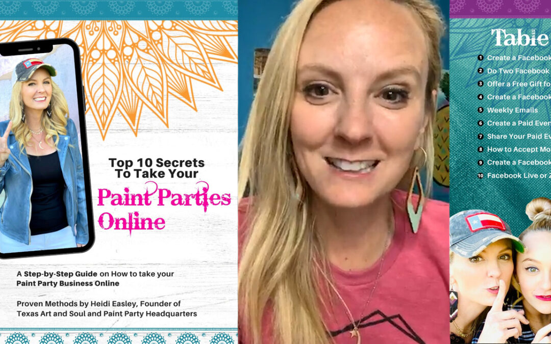 Top 10 Secrets for Taking your Paint Party Business Online