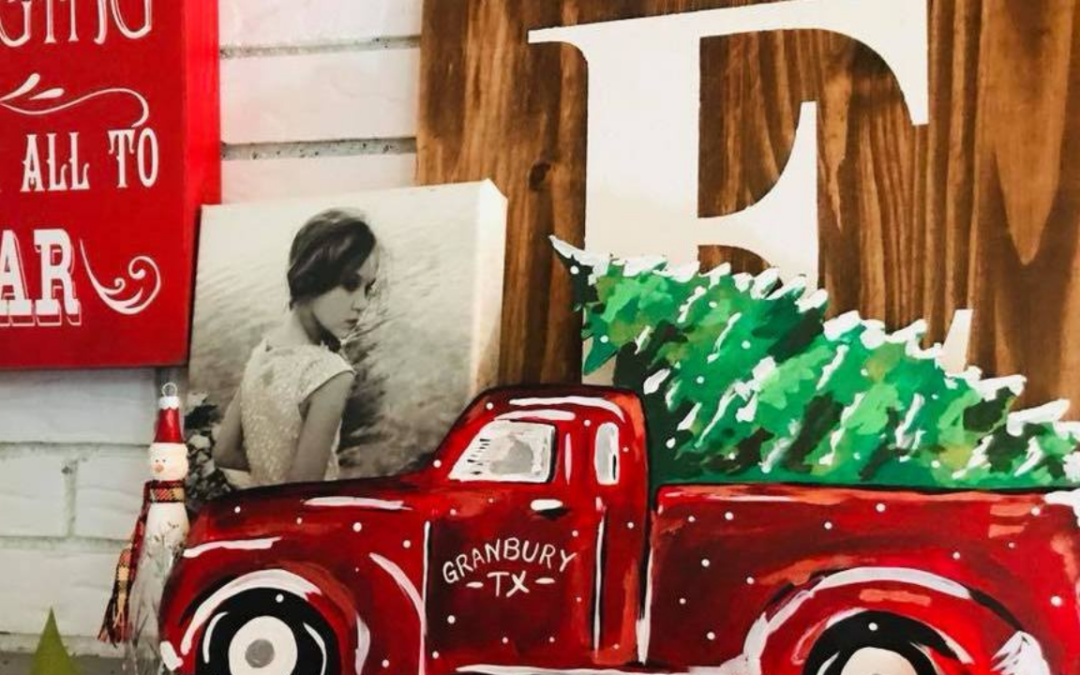 How to Paint a Truck with a Christmas Tree