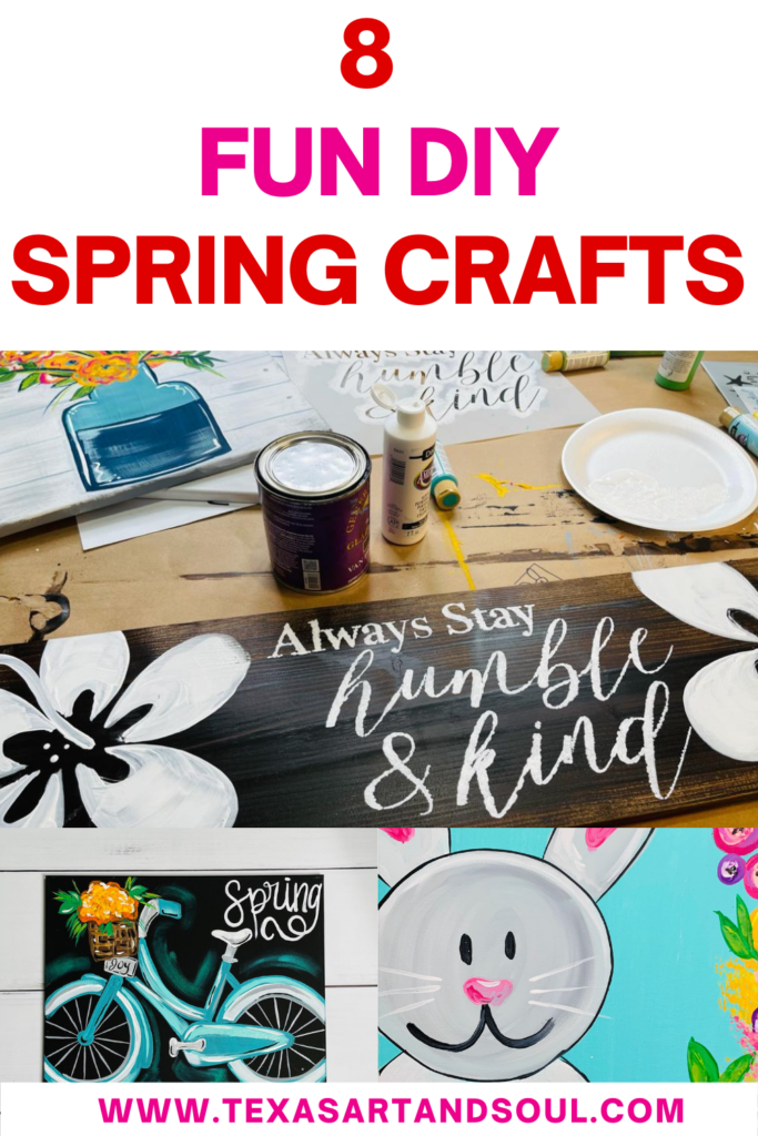 8 spring projects pin for pinterest