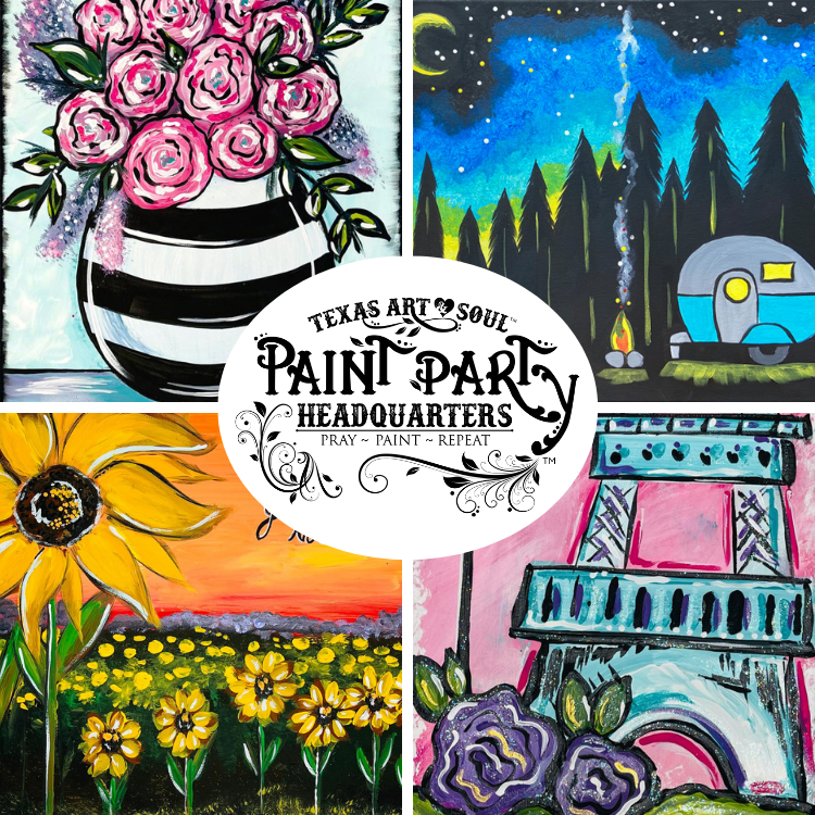 Day 3 FREE LIVE ONLINE Painting Event Learn How to Contact Venues For Events Texas Art and