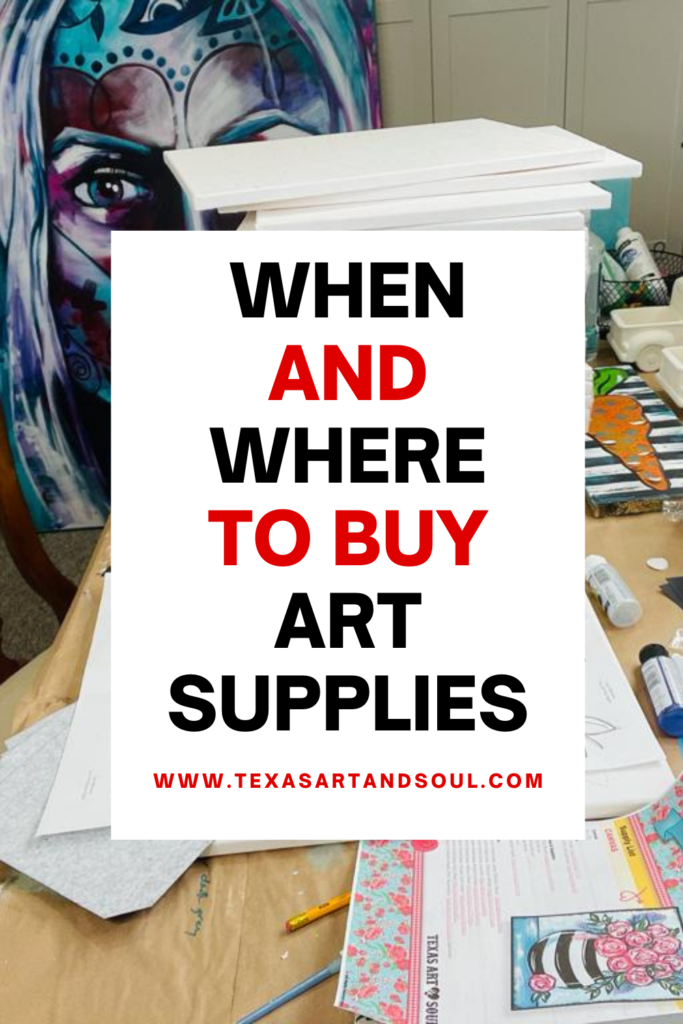 when and where to buy art supplies pinnable image