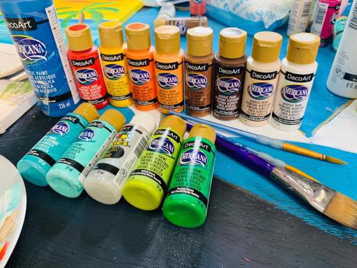 affordable supplies to help keep the cost to start painting low