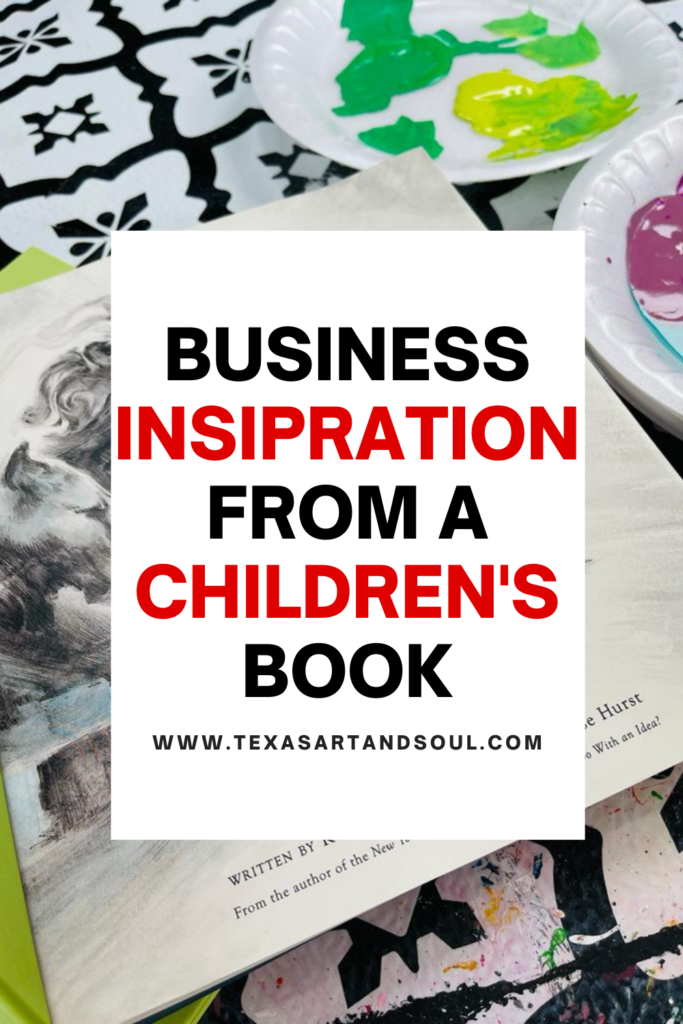 business inspiration from a children's book pinterest image