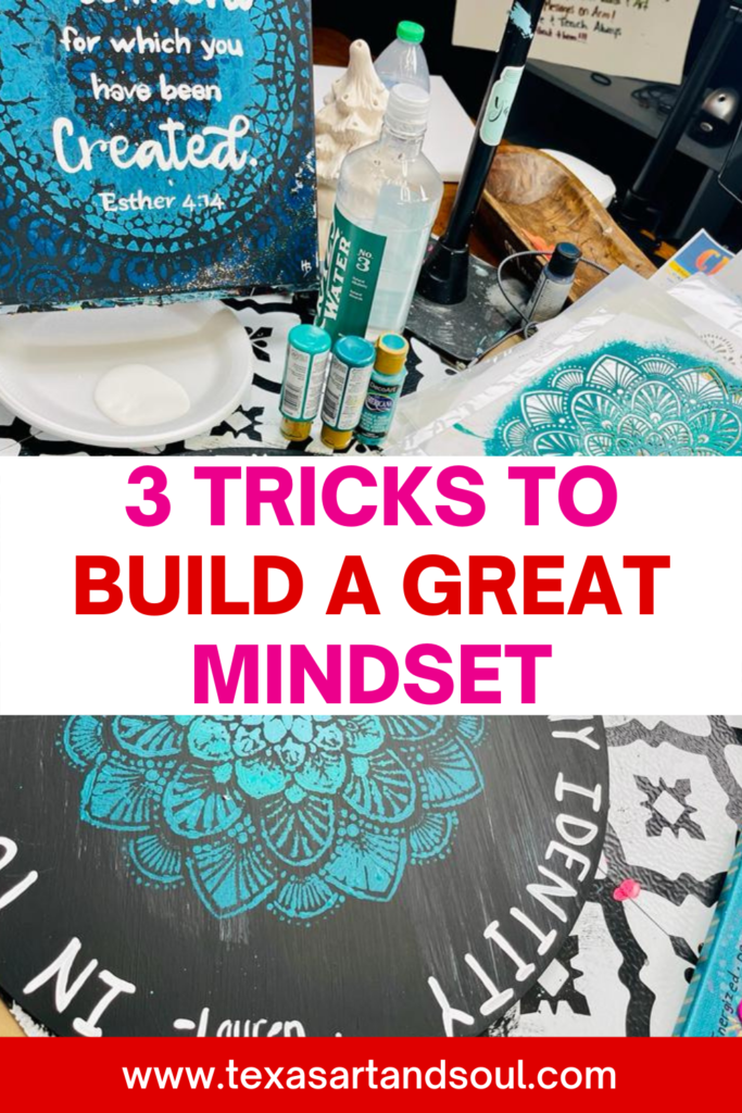 3 tricks to build a great mindset pinterest image