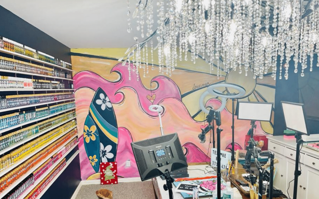 Tour My Studio: A Creative and Colorful Space for Art