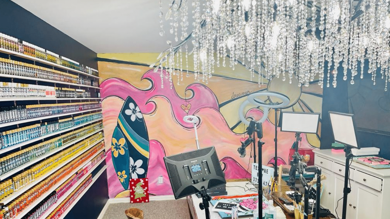 Tour My Studio: A Creative and Colorful Space for Art